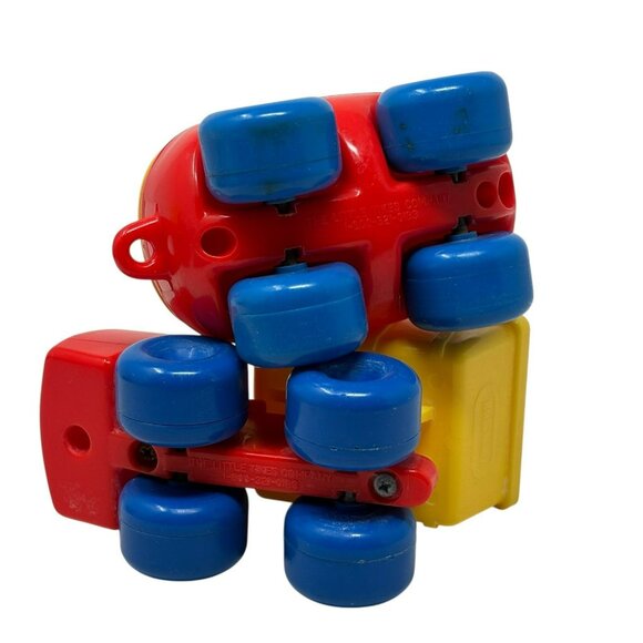 LITTLE TIKES Lot 4 Chunky Vehicles Toddle Tots Figures Tanker Dump Truck Car - Picture 13 of 13